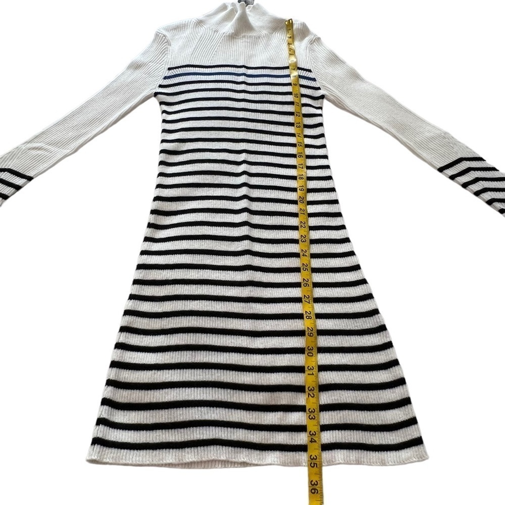 NWT Rag & Bone Kate Turtleneck Sweater  Dress Cashmere Blend Striped Long sleeve - Picture 11 of 16